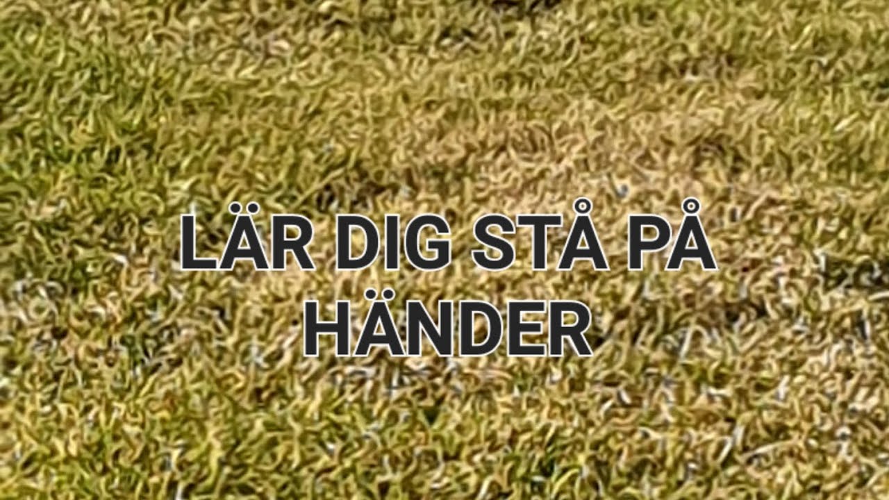 Lär dig stå på händer🤸‍♀️