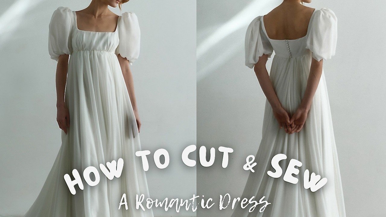 How to Sew an Elegant Empire Line Dress