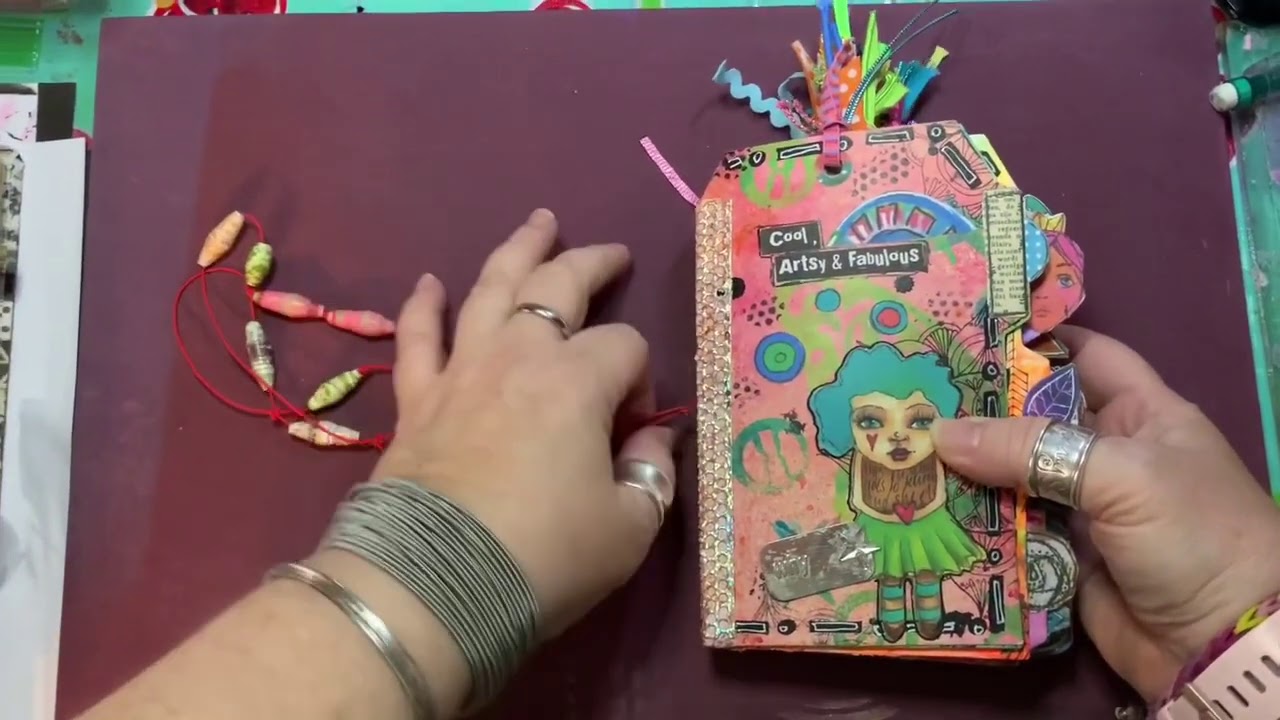 Art by Marlene Tag Book flip through.