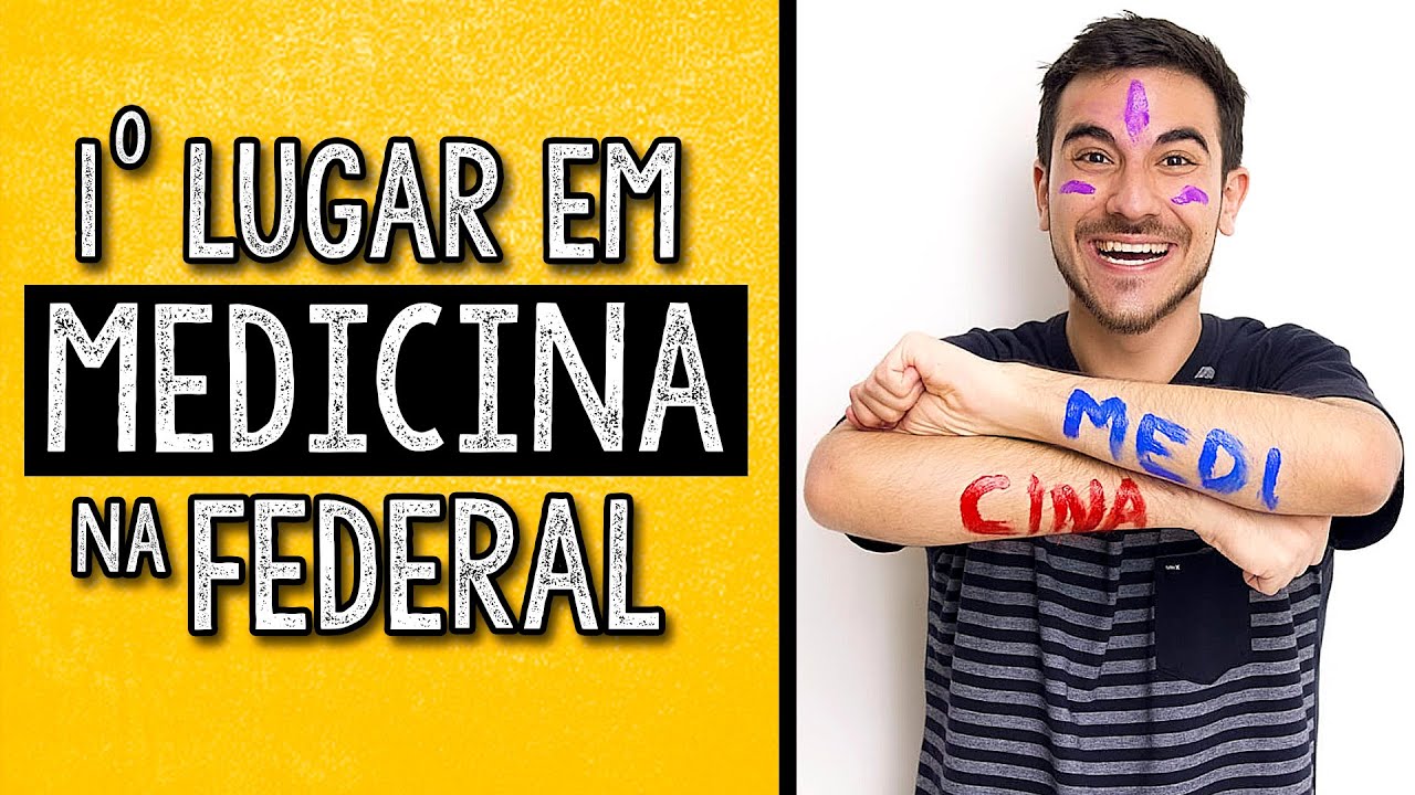 1º Lugar de MEDICINA na FEDERAL: Minhas Estratégias de Estudo