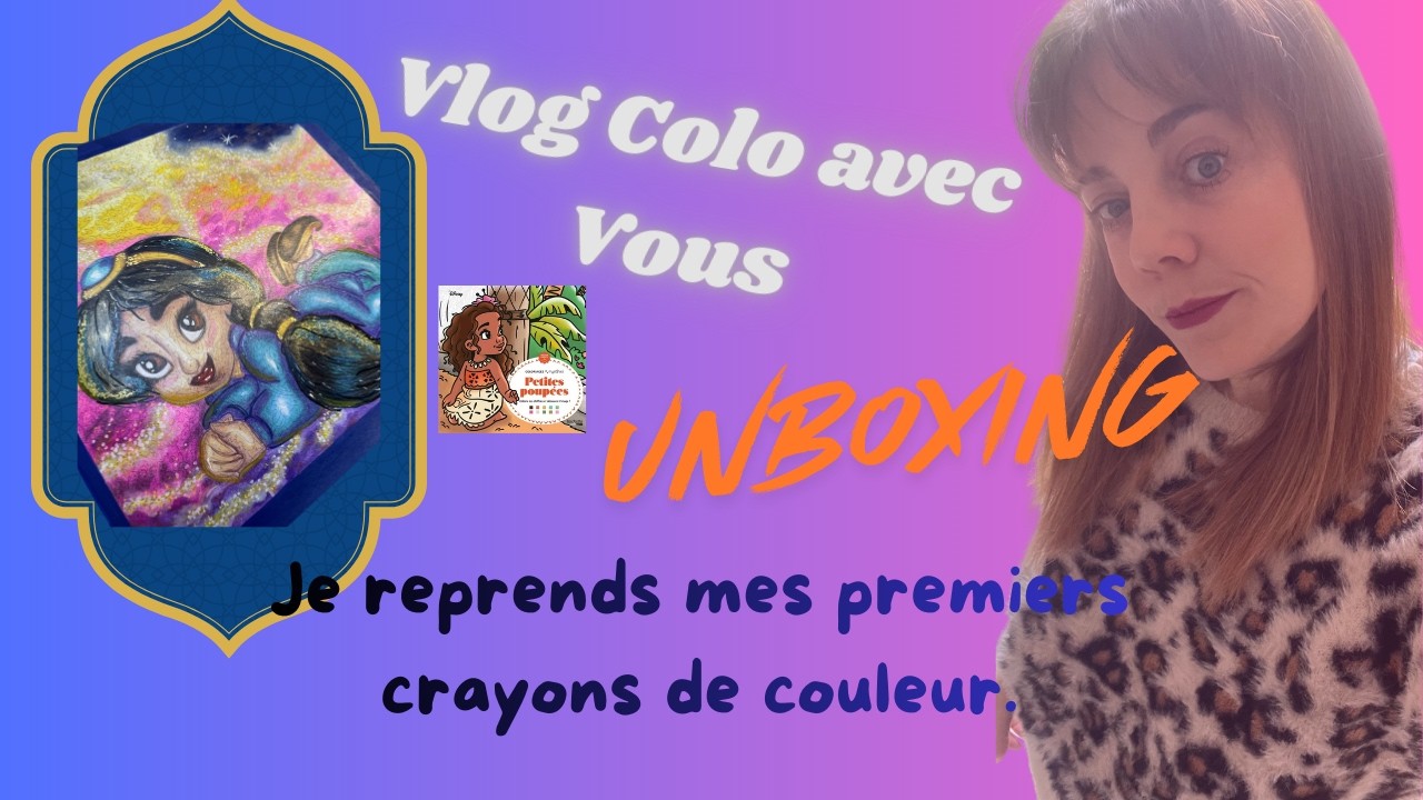Unboxing crayons de couleur + coloriage mystère amélioré | Test Castle Arts