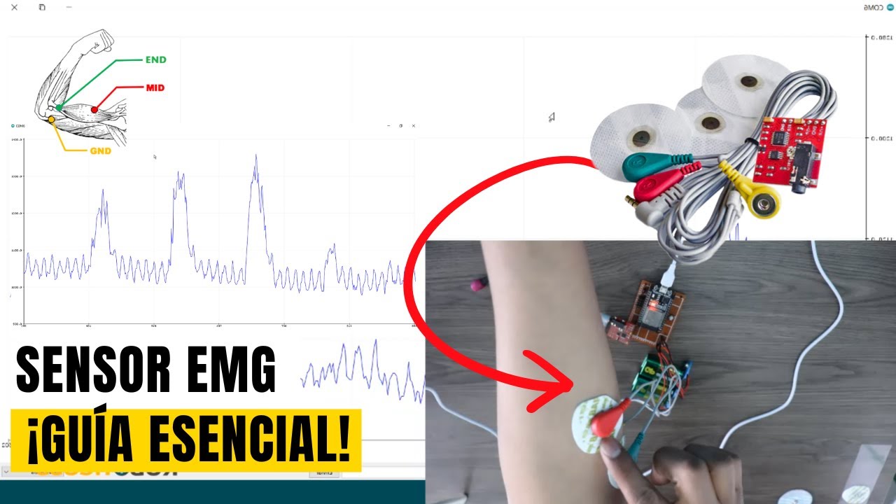 🤯 Sensor EMG AD8832 explicado 100% REAL: ¡Después de HORAS de prueba y error!