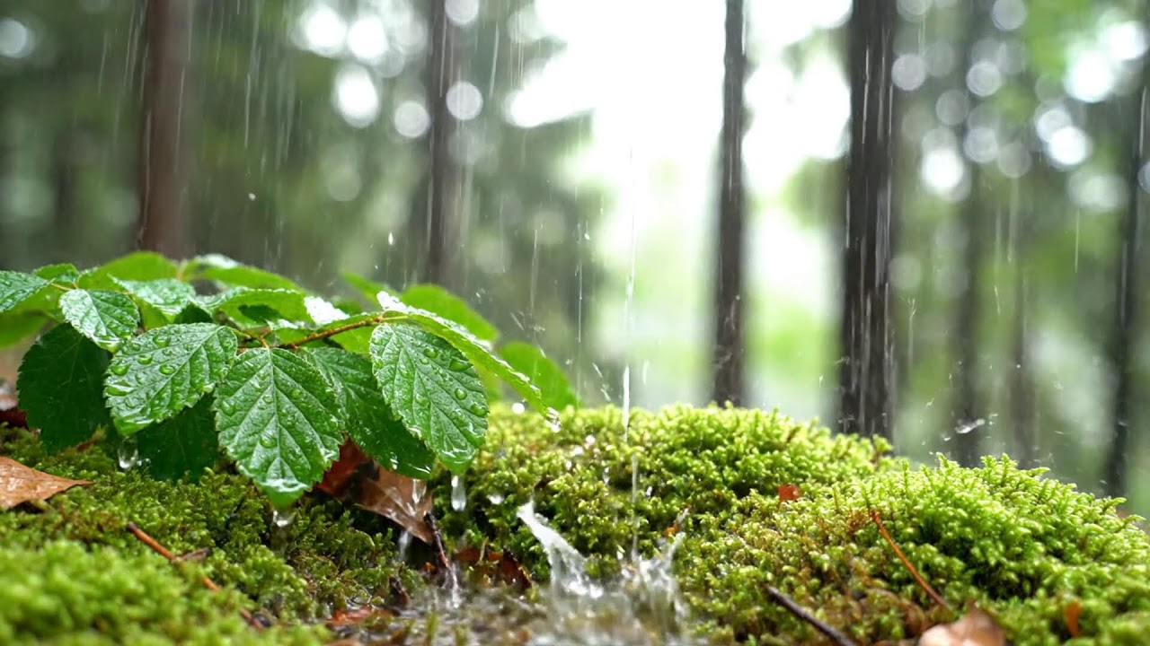 Sleep Instantly 🌧️ Deep Sleep Rain Sounds | Forest Ambience, No Music, 4K