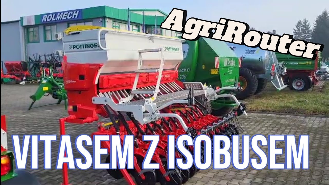Niezwykły siewnik POTTINGER Vitasem M3000DD w Żakowoli Poprzecznej. ROLMECH