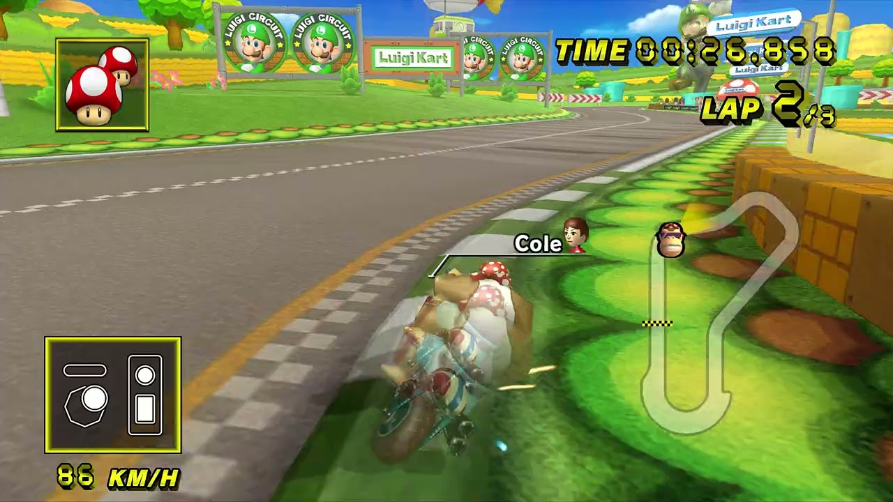 Luigi Circuit - 1:08.733 (WR)