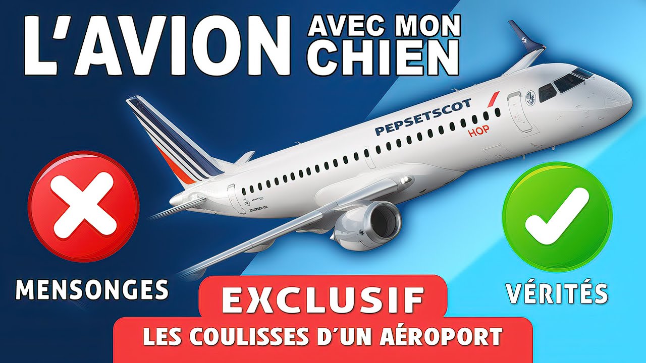 CHIEN EN AVION - LA VÉRITÉ EN IMAGES