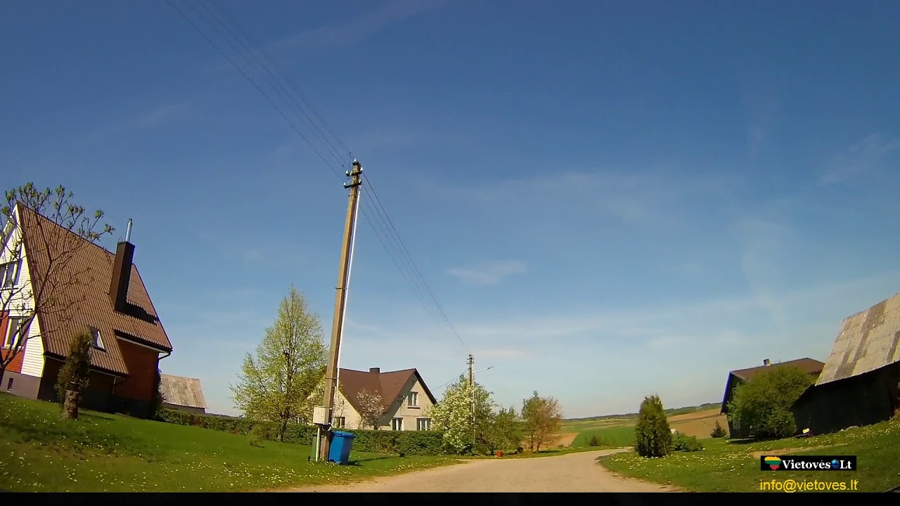 Virtualus Lazdijų kaimo turas / Virtual Tour of Lazdijai, Lithuania