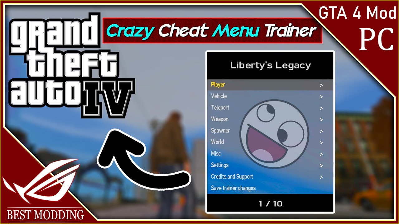 GTA IV Crazy Cheat Menu Mod Trainer | Just Copy Paste install | GTA 4 Mod | in Hindi Urdu