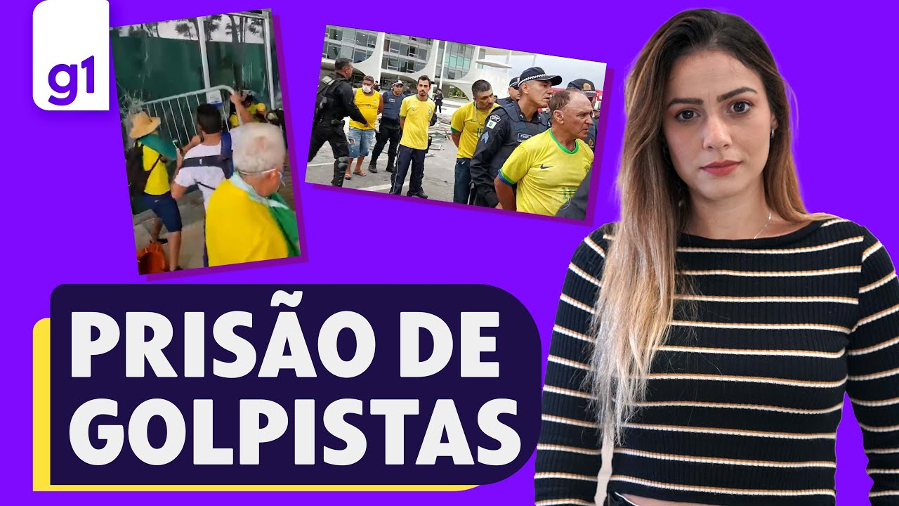 Por quanto tempo os terroristas da invasão em Brasília vão ficar presos? g1 explica
