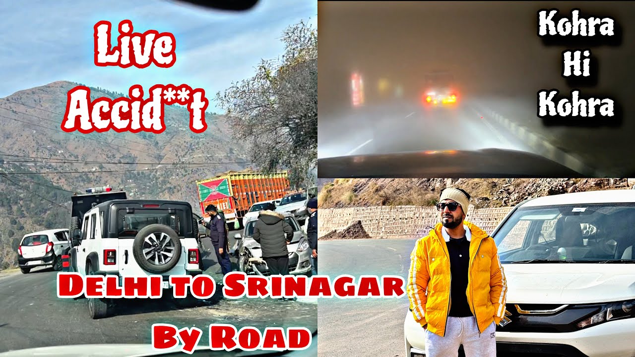 Delhi To Srinagar by road | 2026 ki Pahli road trip | Nonstop drive to Srinagar