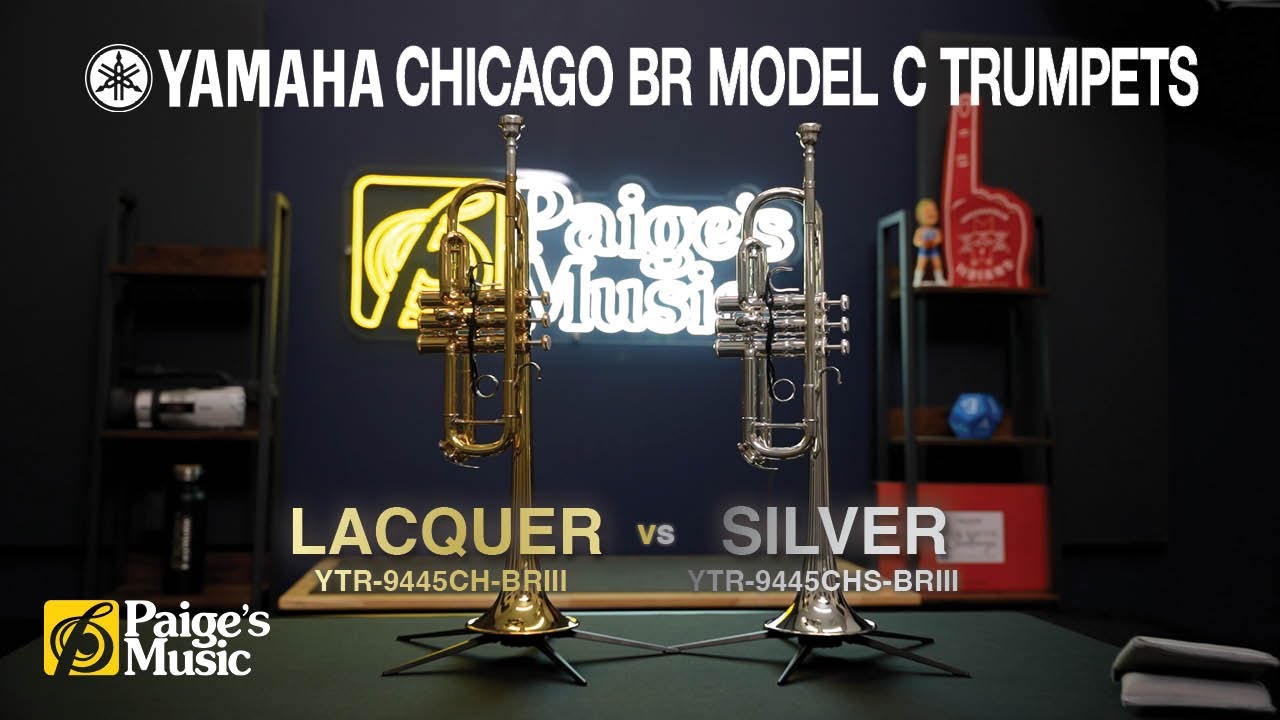 Yamaha Chicago BR Model C Trumpet Sound Test – Lacquer vs Silver Comparison 2025