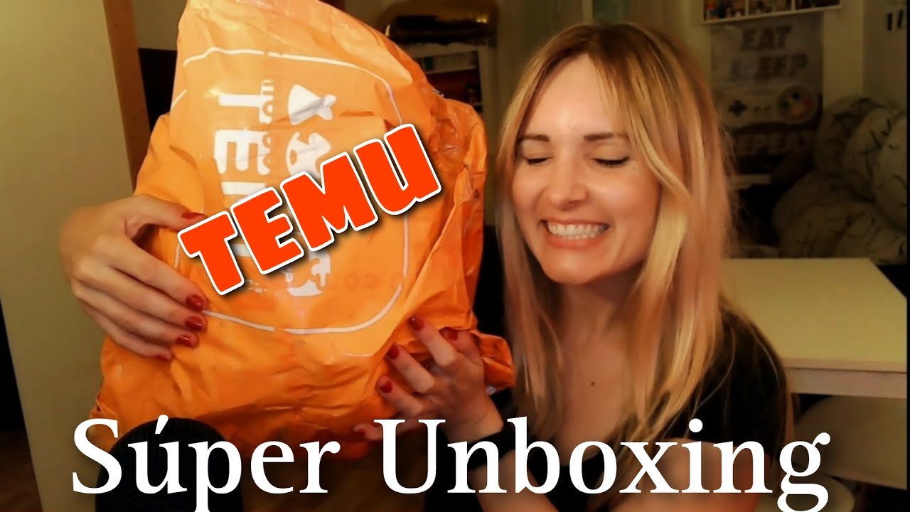 Súper UNBOXING TEMU | ASMR en español  show and tell