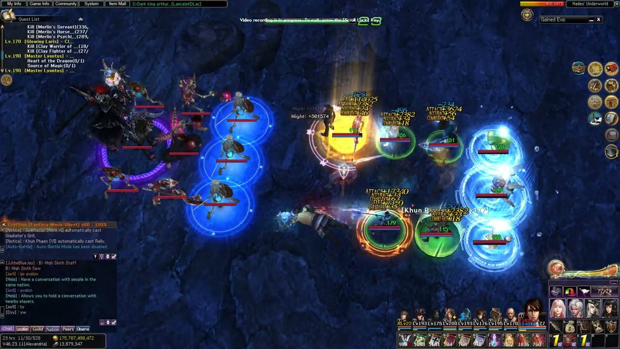 ATLANTICA ONLINE GLOBAL . OT 18 FARMING GAMEPLAY