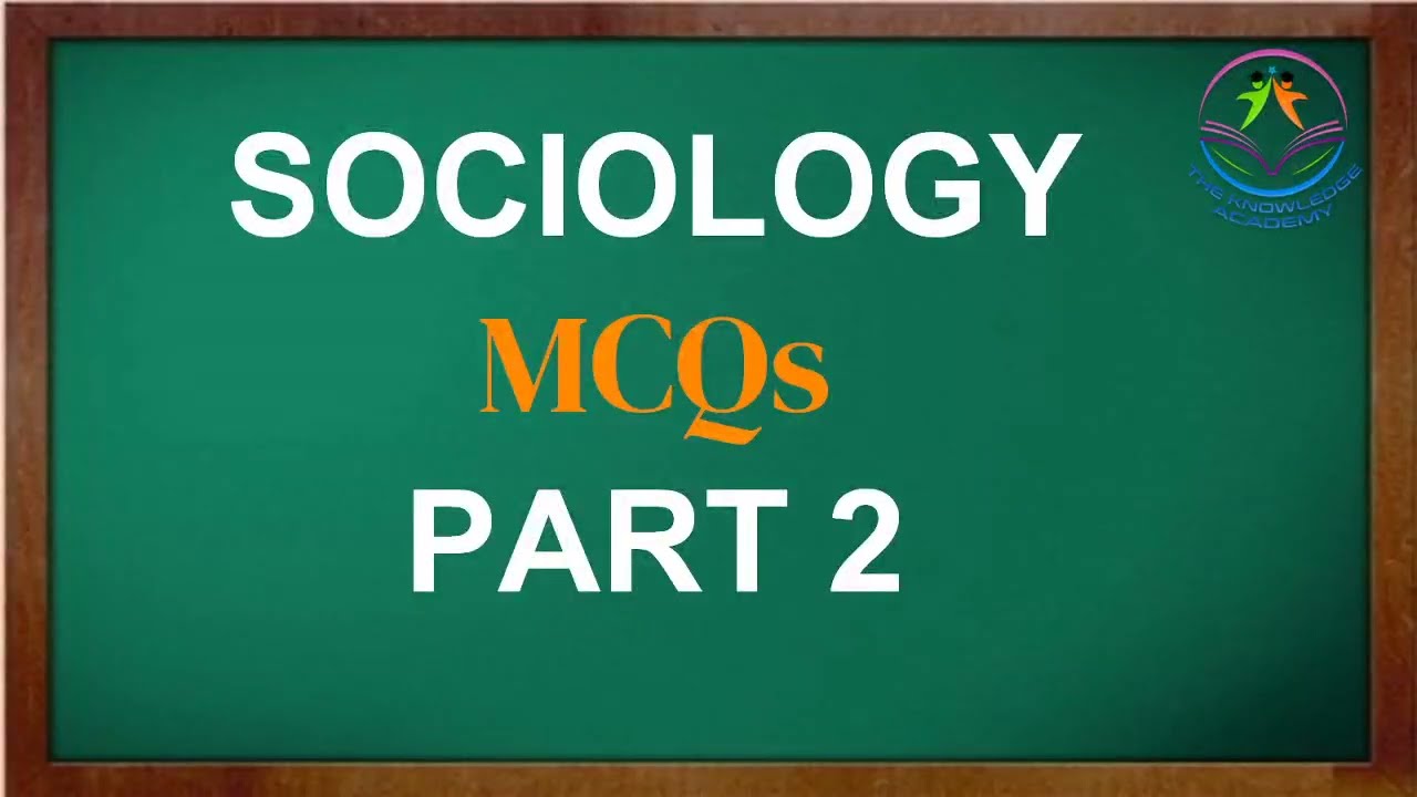 Best MCQs of Sociology For CDPO Exam | Sociology Questions with Answers | Part 2 |