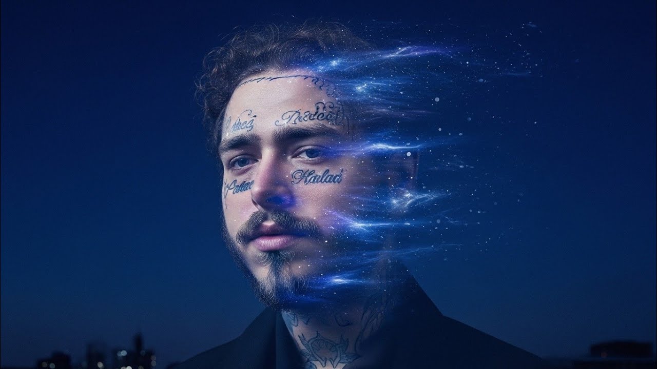 Post Malone - Moon Light on Empty Bottles(Lyrics Video)