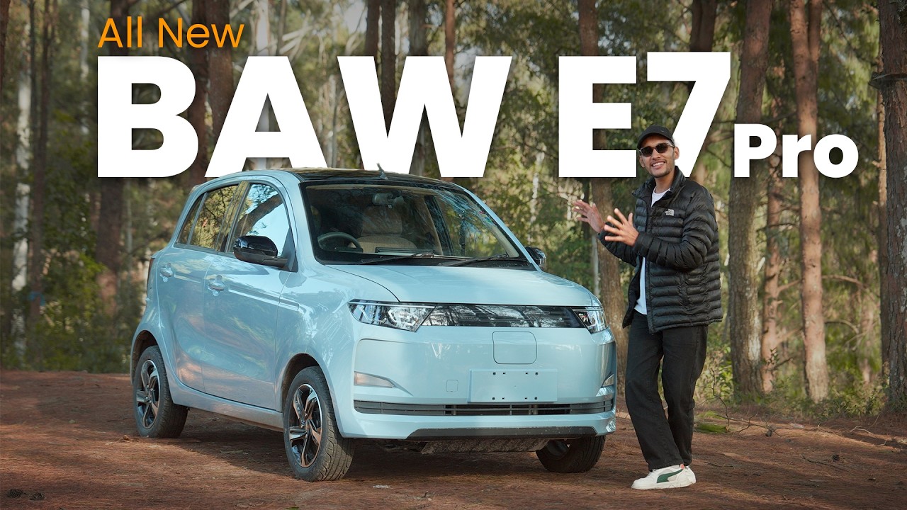 A car that fits in every city. The new BAW E7 Pro, now in Nepal.