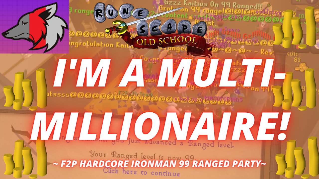 (OSRS) F2P Hardcore Ironman: 99 Ranged Loot From Ogresses