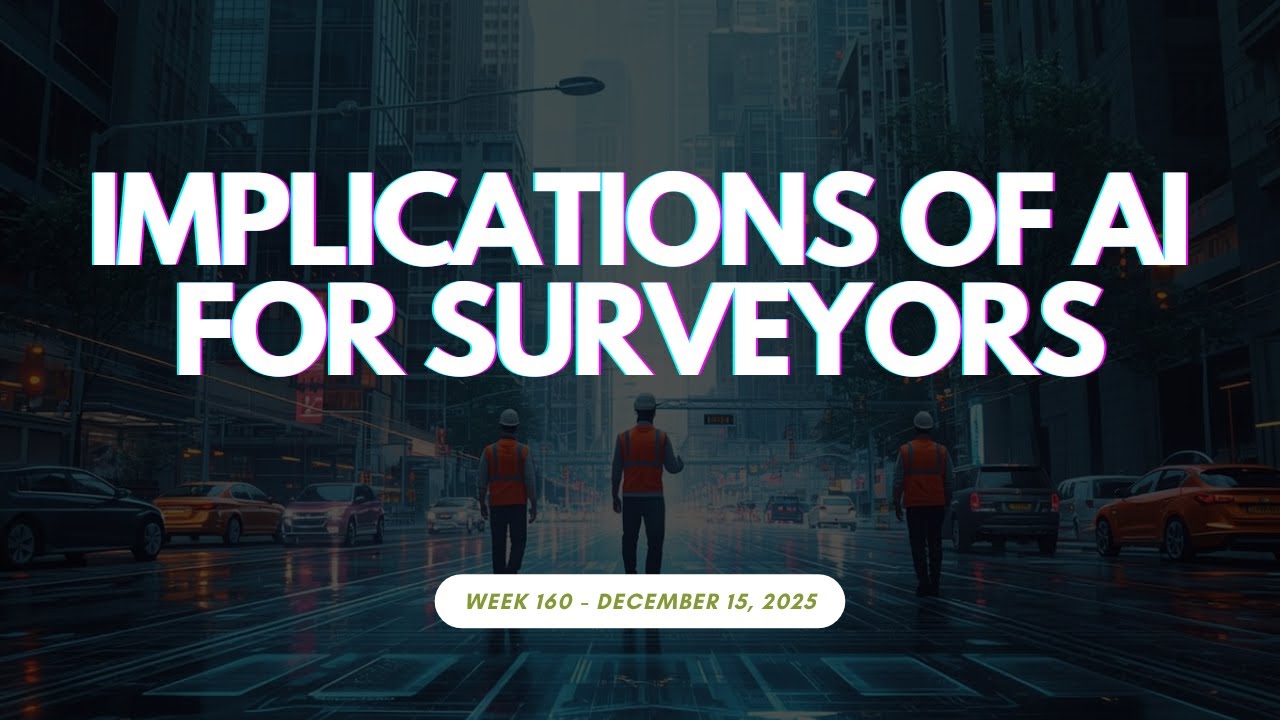 Week 160: Implications of AI for Surveyors