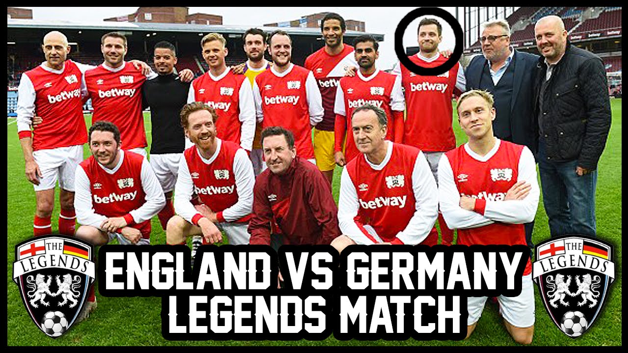 PLAYING FOR ENGLAND AT UPTON PARK! England vs Germany Legends Match