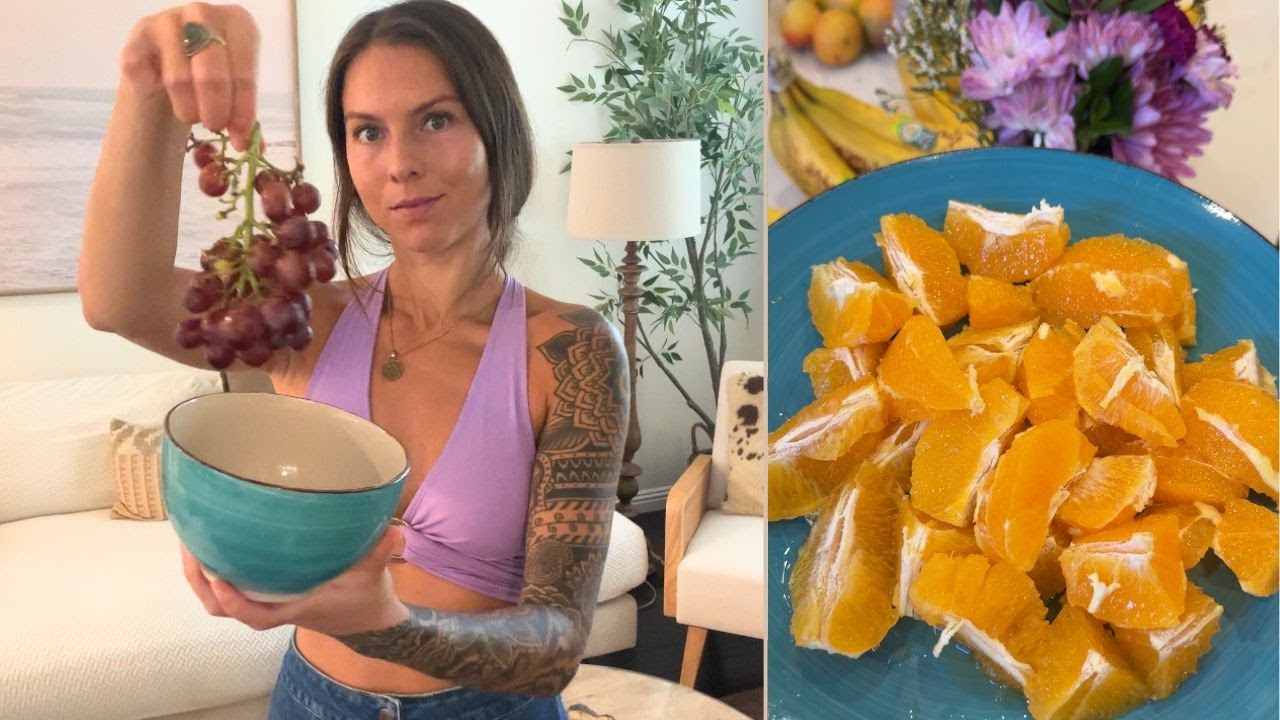 WHAT I EAT IN A DAY RAW VEGAN + NUTRIENT BREAKDOWN | FRUIT-BASED HCLF