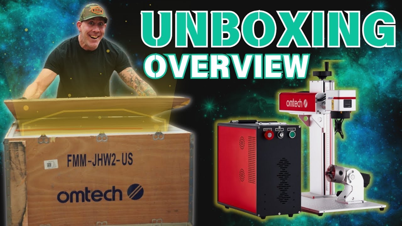 OMTech 100 Watt MOPA Fiber Laser | Ultimate Unboxing and Overview