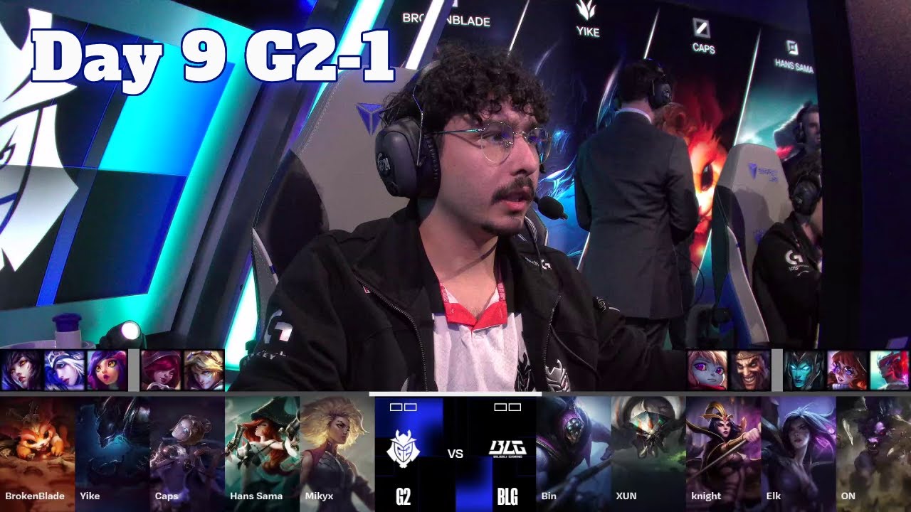G2 vs BLG - Game 1 | Day 9 LoL Worlds 2024 Swiss Stage | G2 Esports vs Bilibili Gaming G1 full