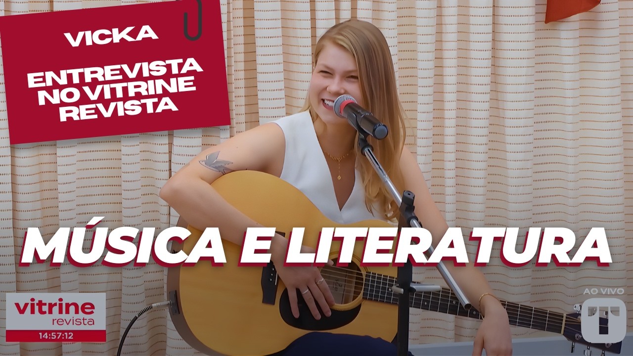 Da música ao livro | Entrevista no Vitrine Revista