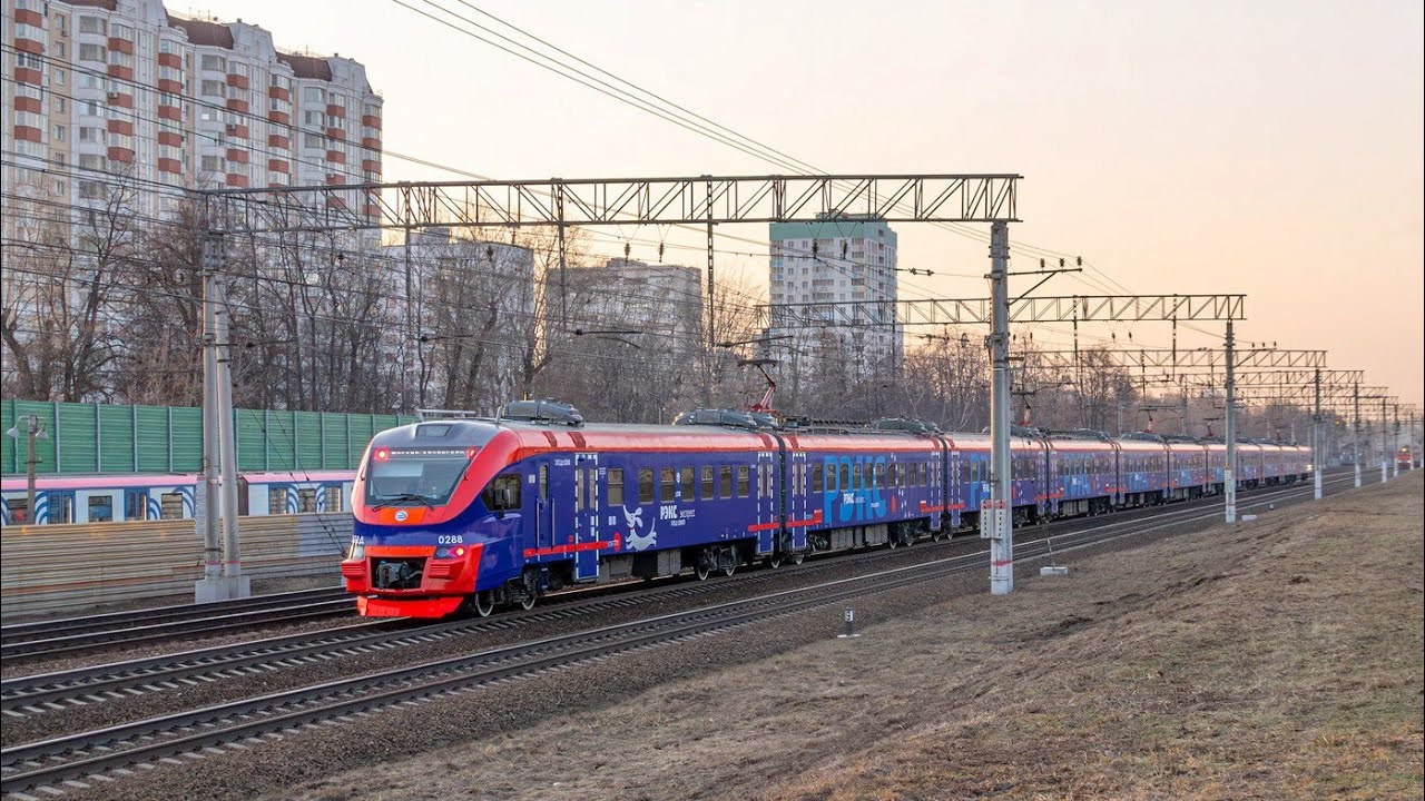 Подмена на МЦД-3! Поездка от Перово до Ховрино на ЭП2Д-0288