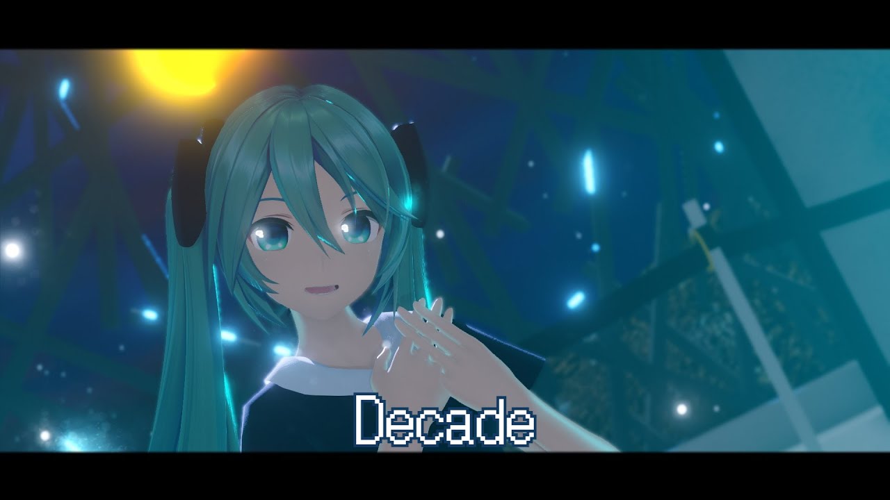 [MMD] DECADE -YYB Black Dress Miku-