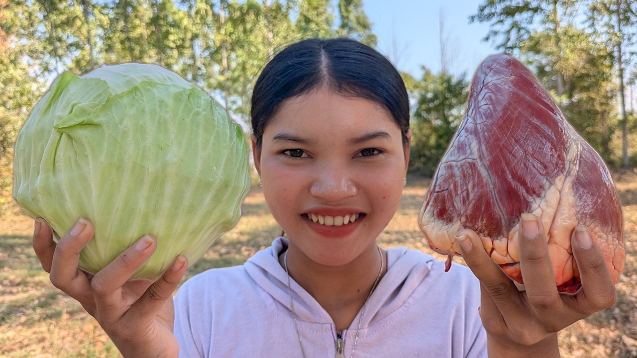 Easy Fried Cabbage Recipe / Tender and Juicy Beef Heart And Cabbage Stir Fry