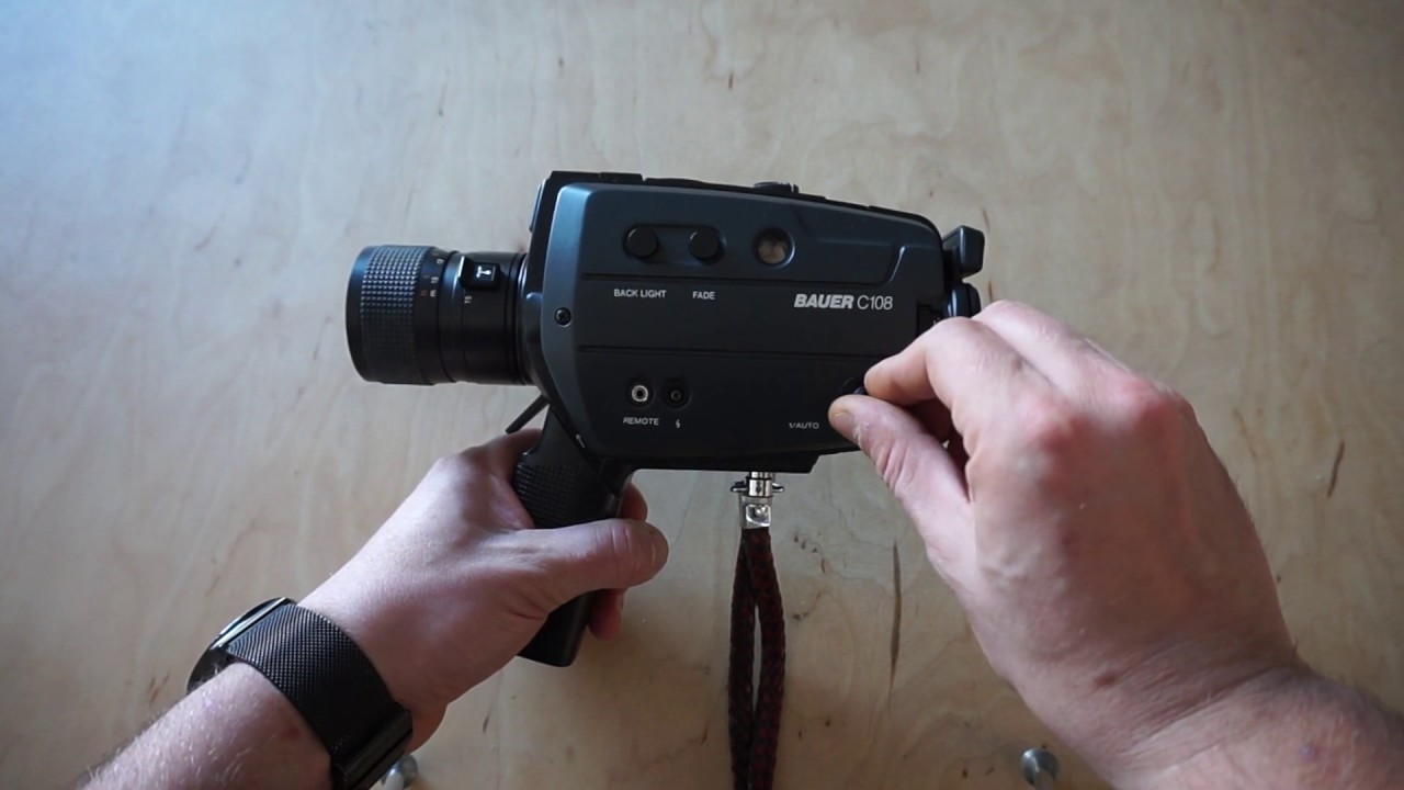 Super 8 camera Bauer | TESTED | FREE SHIPPING | Bauer vintage | 8mm Film tape