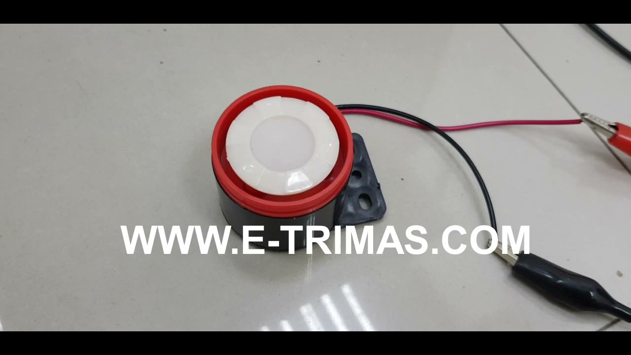 KUAT GILER Electronic Alarm Siren Warning Horn Backup Buzzer Speaker System 12V 24V