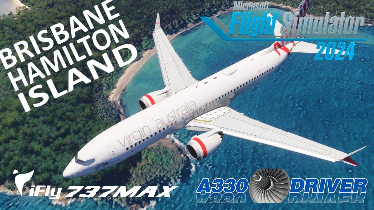 Spectacular Approach & Ultra Short Runway: B737 MAX | Brisbane - Hamilton Island | Real 737 Pilot