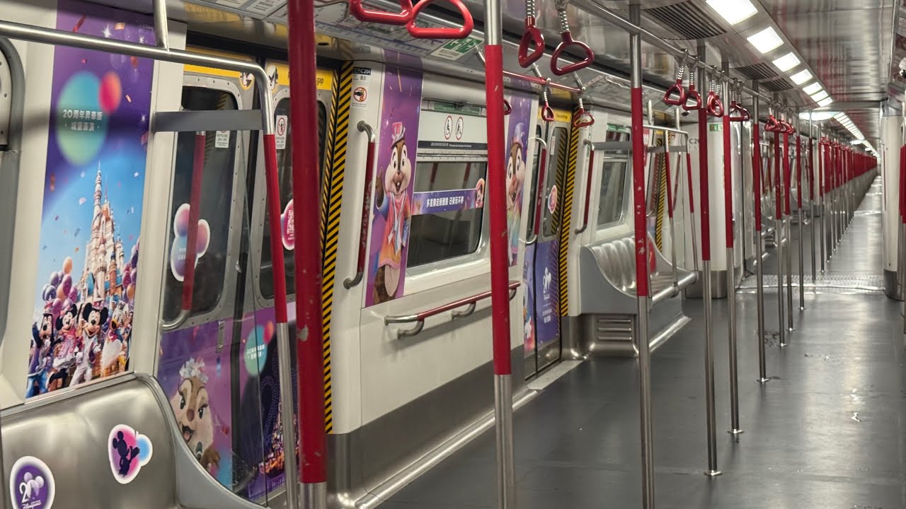 【便秘加主題】荃灣綫 M-Train A221/A204 荔景至太子（迪士尼20週年主題列車/微剎車鬼叫）