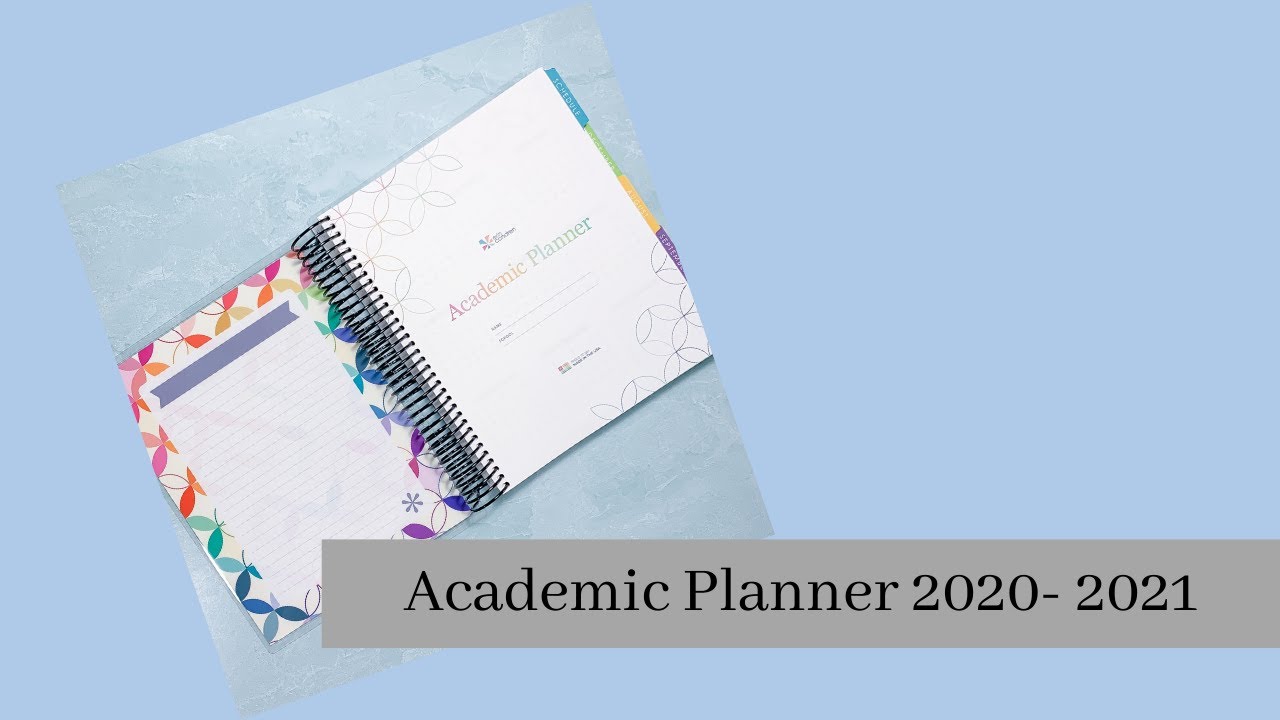 **NEW ERIN CONDREN ACADEMIC PLANNER 2020- 2021