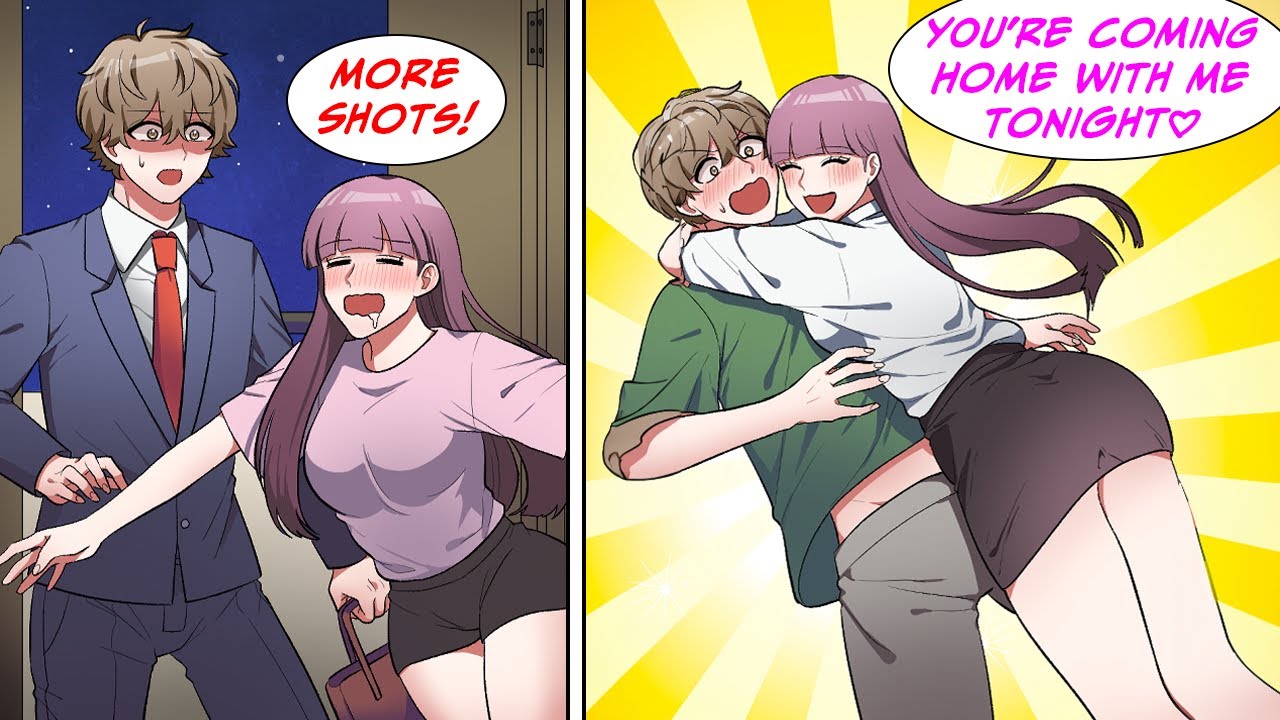 [Manga Dub] When I came home, my drunk neighbor came into my house...!? [RomCom]