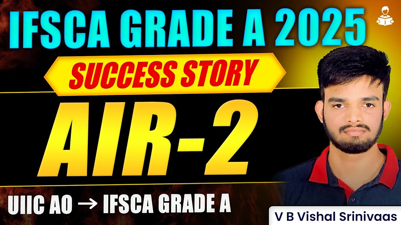 IFSCA Grade A 2025 Topper Interview |Topper's Strategy for IFSCA Grade A |Preparation Strategy Video
