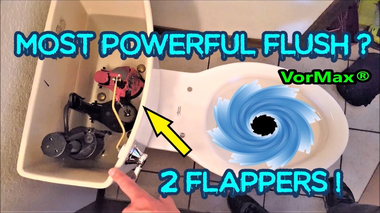 Toilet with the most Powerful Flush? The American Standard VorMax® Flush. From Menards.