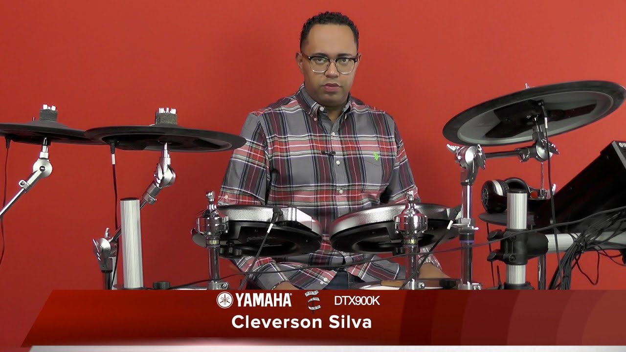 Bateria Digital Yamaha DTX900k na Teclacenter, por Cleverson Silva.