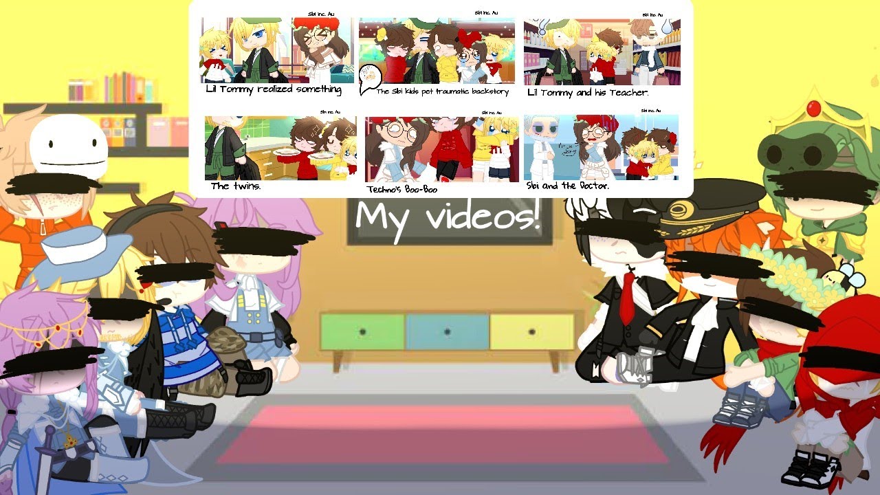 Dream Smp members react to Past Sbi . [Gacha Club] {Dream Smp My Au 3/?}