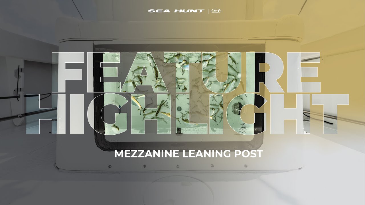 Gamefish 28 & 30 Mezzanine | Sea Hunt Boat Feature Highlight