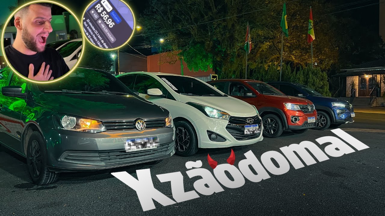 DEU TUDO ERRADO NESSA MADRUGADA - UBER CRICIÚMA 