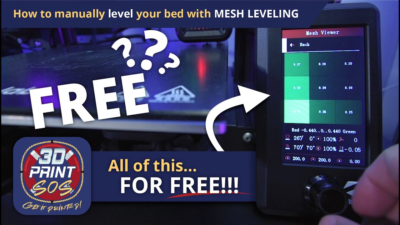 All of this for FREE? Manual Mesh Leveling!