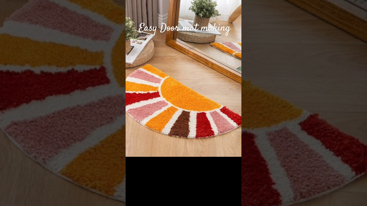 Old clothes reuse idea making door mat #diy#paydan #doormat #shorts #viral #rug#recyclingideas