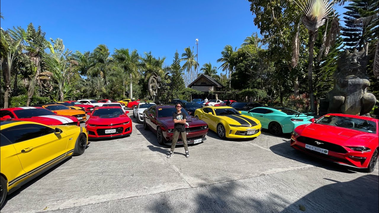 CCM run! at Sintai lipa. Camaro, Challenger, Mustang!