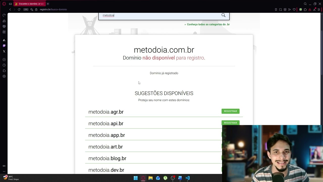 Como comprar um Domínio para o seu site