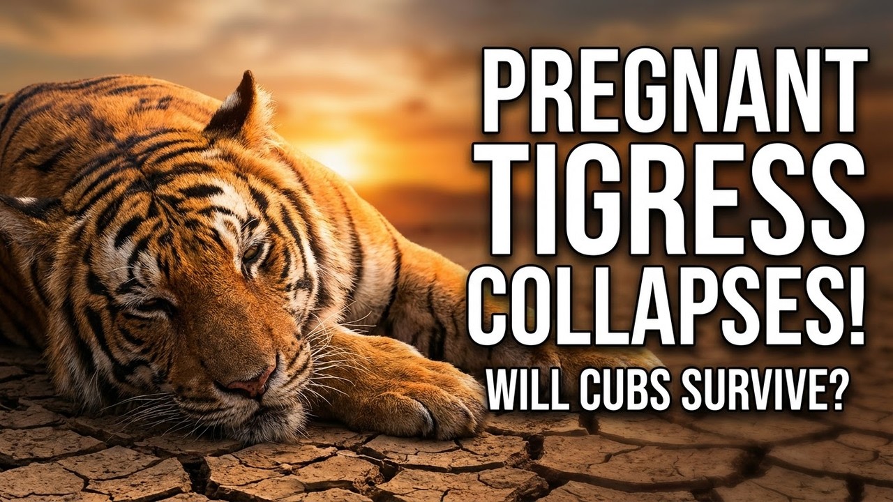 Will This Pregnant Tigress's CUBS Survive After She COLLAPSES in the Desert ?