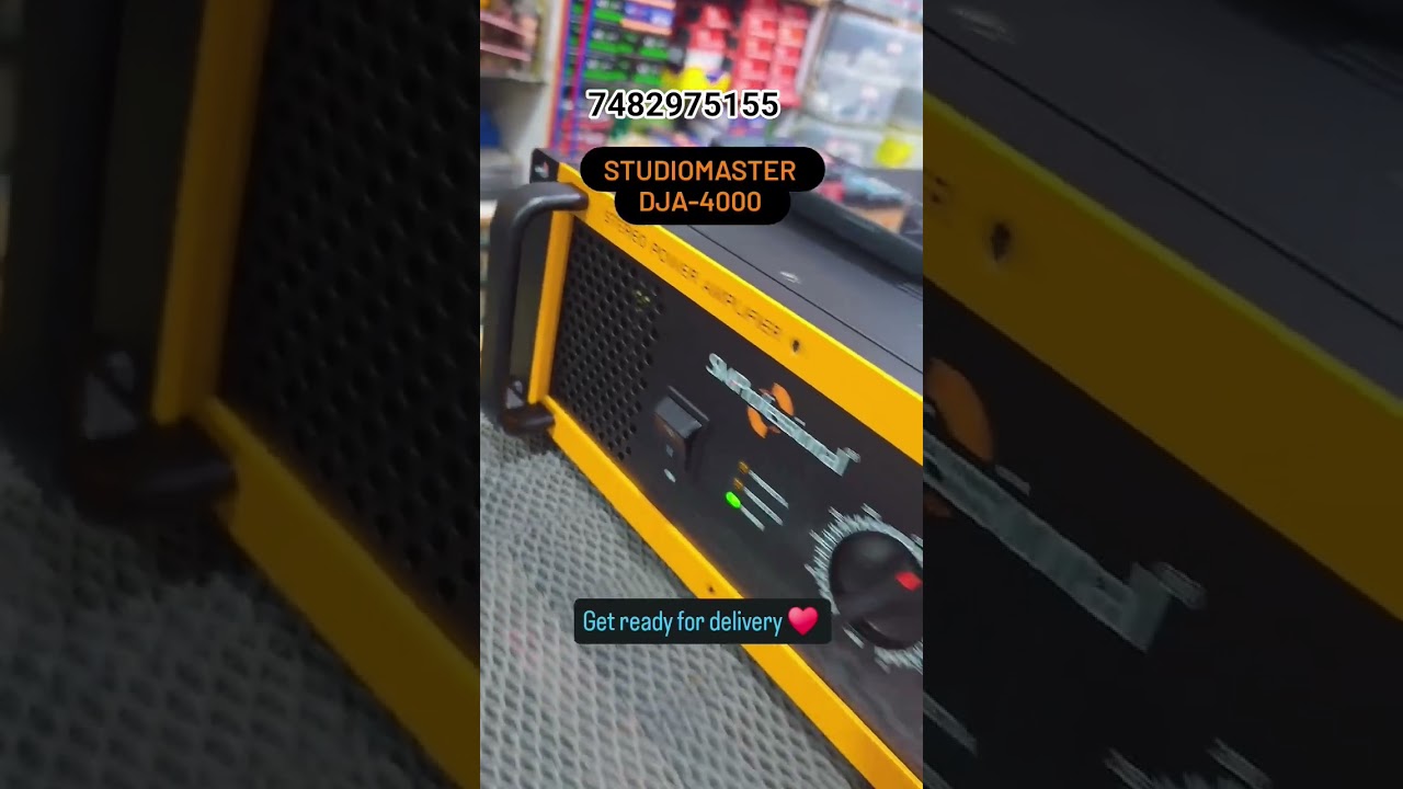 DJA4000 Studiomaster #studiomaster #amplifier #djsetup #soundcloud #cabinet #box #djboxcompetition