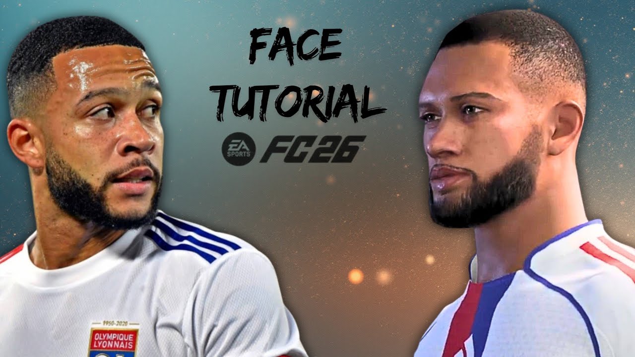 Create Memphis Depay face - FC26