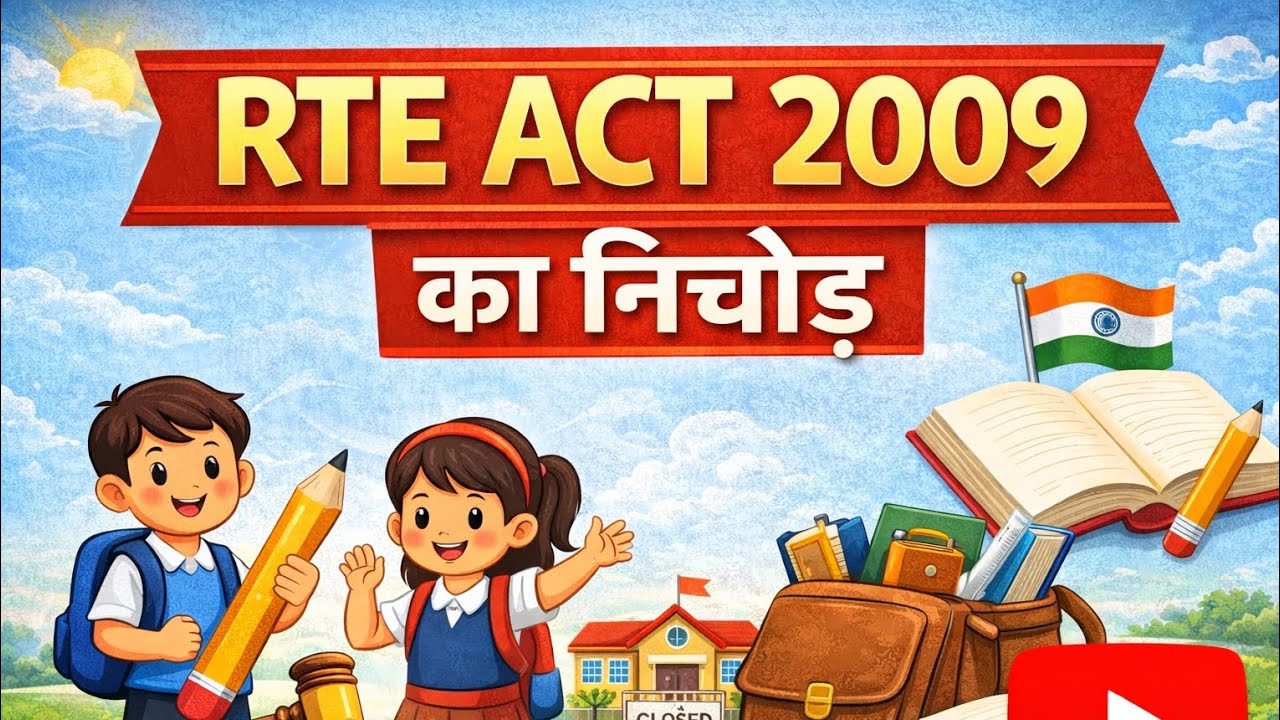 RTE ACT 2009 CTET/HTET 2026 (For- B.ed students also)
